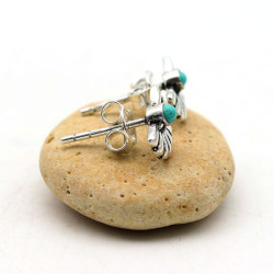 Puce d'oreille argent -...