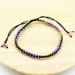 Bracelet macramé et...