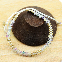 bracelet fluorite et...