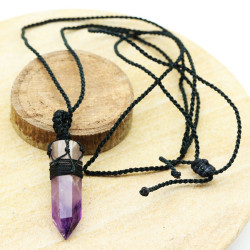 pendentif amethyste -...