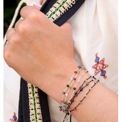 Bracelet 3 rangs pierres...