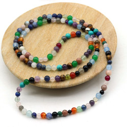 Collier sautoir pierres...