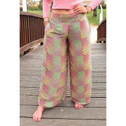 Pantalon coloré large bohème Mosaik Bijoux Indiens - 5