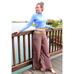 Pantalon fluide indien -...
