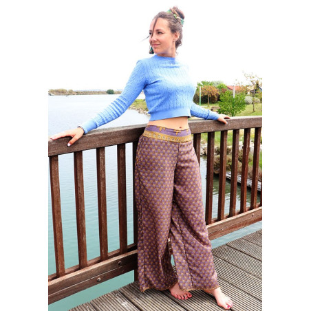 Pantalon fluide indien - Mosaik bijoux indiens