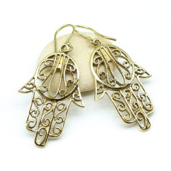 Boucle d'oreille main de...