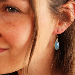 Boucle d'oreille pierre...