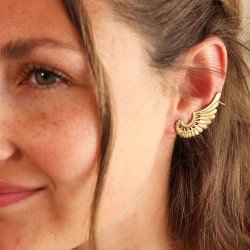 Boucle d'oreille aile...