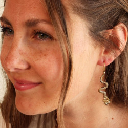 Boucle d'oreille serpent...