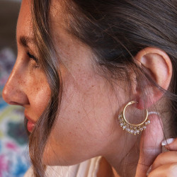 Boucle d'oreille créole...