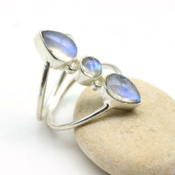Grosse bague pierre de lune...