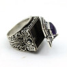 Bague bohème travaillée poison