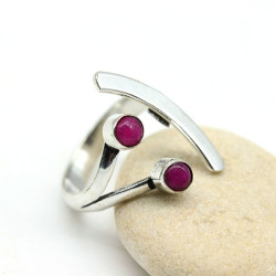 Bague indienne réglable -...
