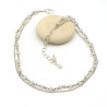 chaine cheville pierres de lune - Mosaik bijoux indiens