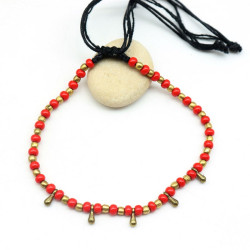 Chaine de pied en perles...