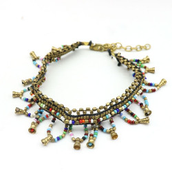 Chaine de pied perles...