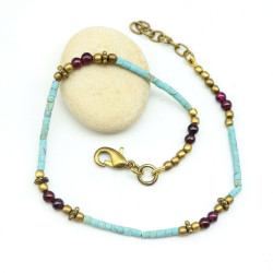 chaine cheville perles...