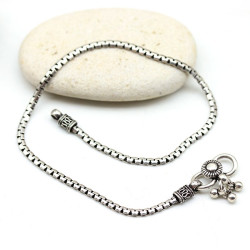 chaine cheville argent...