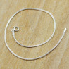 chaine cheville argent maille carrée - Mosaik bijoux indiens