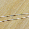 chaine cheville argent maille carrée - Mosaik bijoux indiens