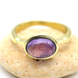 Bague dorée en laiton...
