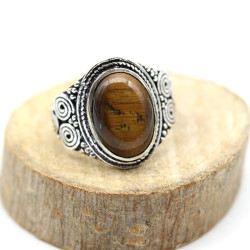 Bague oeil de tigre...