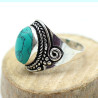 Bague turquoise fantaisie Mosaik Bijoux Indiens - 2