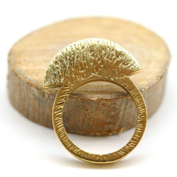 Bague laiton ethnique -...