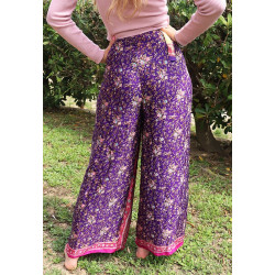 Pantalon coloré large -...