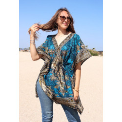 tunique indienne turquoise...