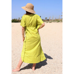 robe indienne jaune - Mosaik bijoux indiens