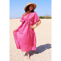 robe indienne rose - Mosaik...