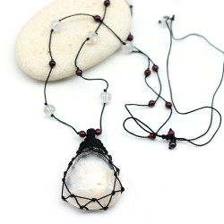 Collier pierre cristal de...