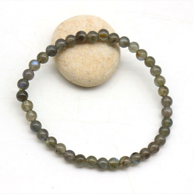 bracelet pierre labradorite 4mm - Mosaik bijoux indiens bracelet pierre labradorite 4mm - Mosaik bijoux indiens
