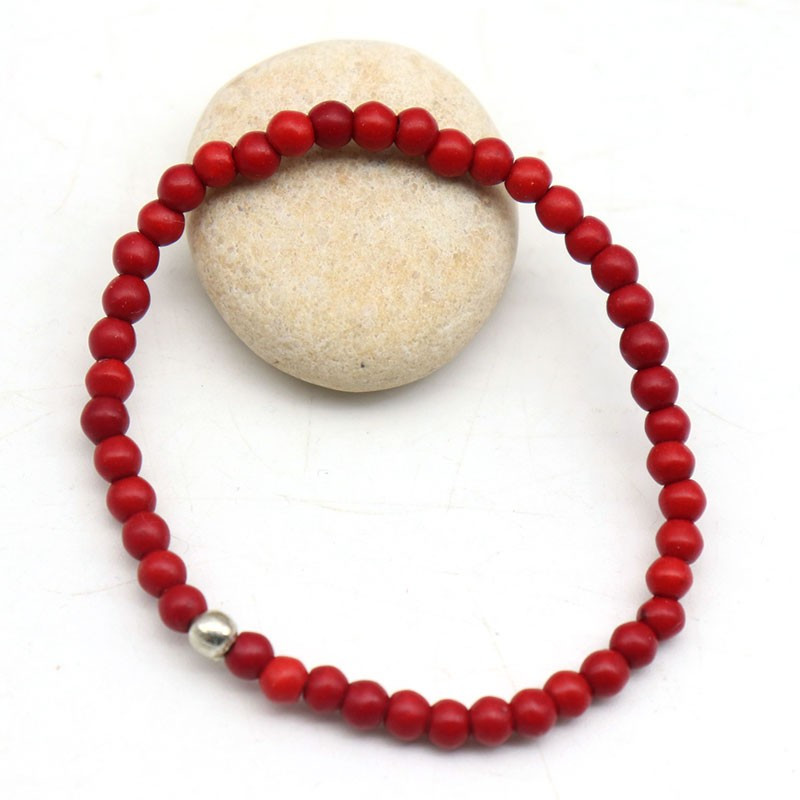 bracelet agate rouge - Mosaik bijoux indiens bracelet agate rouge - Mosaik bijoux indiens