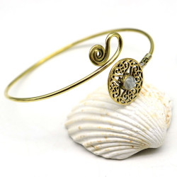 bracelet de bras laiton -...