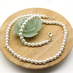 Collier perle d'eau douce -...