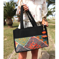 sac indien tissus brodés - Mosaik bijoux indiens