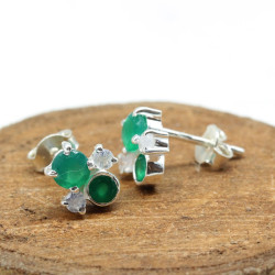 puce d'oreille argent...