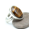 Bague oeil de tigre - Mosaik bijoux indiens