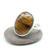Bague oeil de tigre - Mosaik bijoux indiens
