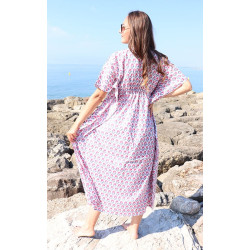 Robe indienne coton -...