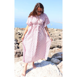 robe kaftan rose - Mosaik...