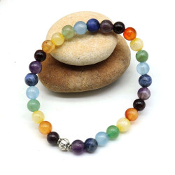 bracelet 7 chakras 6mm -...