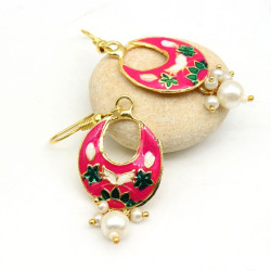 boucle d'oreille meenakari...