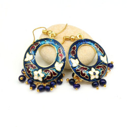 boucle d'oreille meenakari...