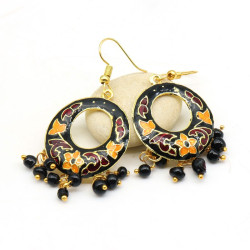 boucle d'oreille meenakari...
