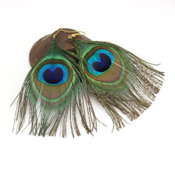 boucle d'oreille plume de...
