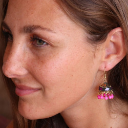 Boucle d'oreille fantaisie...