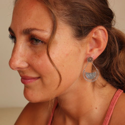 Boucle d'oreille argent 925...